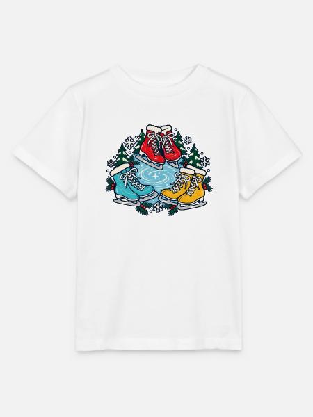 Eislaufcrew – Zusammen aufs Eis - Stanley/Stella Kinder T-Shirt MINI CREATOR - Weiß