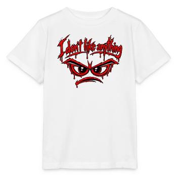 Lustig, grummelig, ich mag nichts Graffiti - Stanley/Stella Kinder T-Shirt MINI CREATOR  - Weiß - Vorne - Maike (125cm)