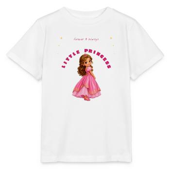 Kleine rosa Prinzessin - Stanley/Stella Kinder T-Shirt MINI CREATOR  - Weiß - Vorne - Maike (125cm)