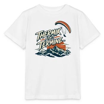 Thermik statt Termine - Stanley/Stella Kinder T-Shirt MINI CREATOR  - Weiß - Vorne - Maike (125cm)