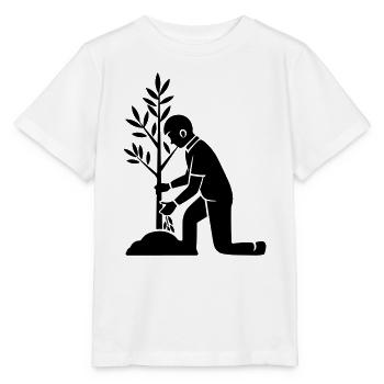 Baum Pflanzen - Stanley/Stella Kinder T-Shirt MINI CREATOR  - Weiß - Vorne - Maike (125cm)