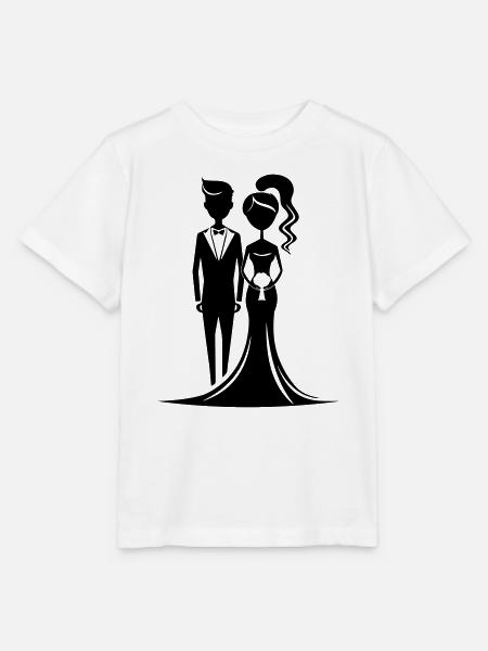 Hochzeitspaar - Stanley/Stella Kinder T-Shirt MINI CREATOR - Weiß