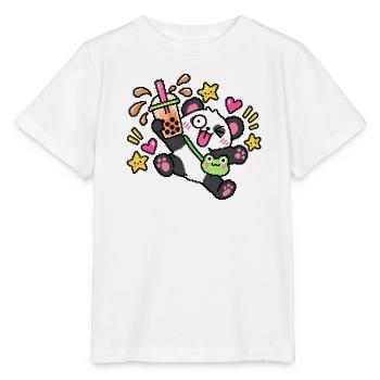 BB Panda - Stanley/Stella Kinder T-Shirt MINI CREATOR  - Weiß - Vorne - Maike (125cm)