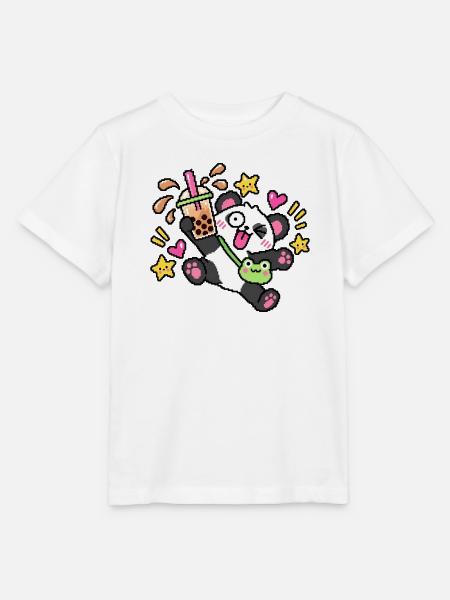 BB Panda - Stanley/Stella Kinder T-Shirt MINI CREATOR  - Weiß