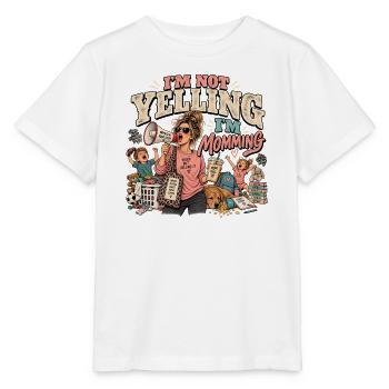 Ich schreie nicht, meine Mutter - Stanley/Stella Kinder T-Shirt MINI CREATOR  - Weiß - Vorne - Maike (125cm)