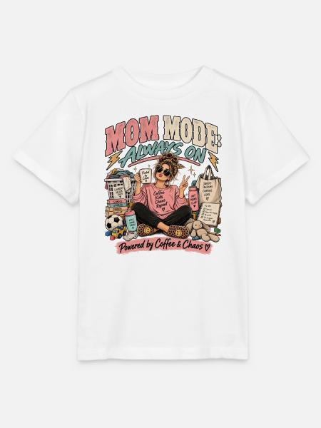 Mama-Modus: Immer auf Chaos - Stanley/Stella Kinder T-Shirt MINI CREATOR - Weiß