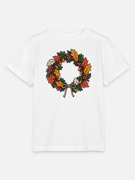 Kranzbinden – Herbstzauber von Hand - Stanley/Stella Kinder T-Shirt MINI CREATOR - Weiß