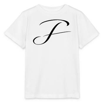 Name mit F Initiale für Felix Fabian Friedrich - Stanley/Stella Kinder T-Shirt MINI CREATOR  - Weiß - Vorne - Maike (125cm)