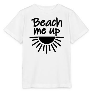 Beach Me Up Summer Beach Sunset - Stanley/Stella Kinder T-Shirt MINI CREATOR  - Weiß - Vorne - Maike (125cm)