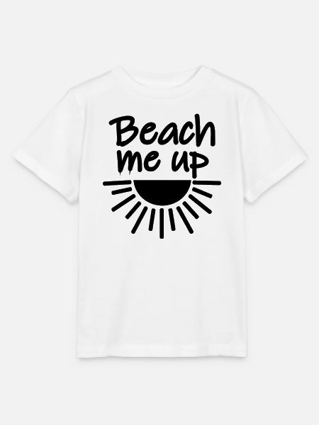 Beach Me Up Summer Beach Sunset - Stanley/Stella Kinder T-Shirt MINI CREATOR  - Weiß