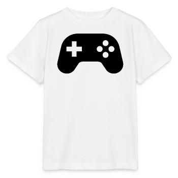 Gaming Controller - Stanley/Stella Kinder T-Shirt MINI CREATOR  - Weiß - Vorne - Maike (125cm)