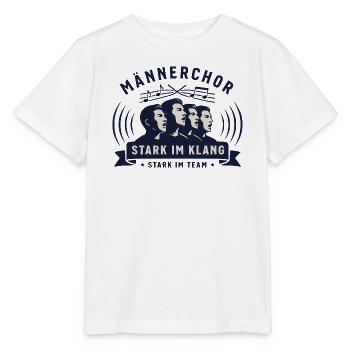 Chor - Männerchor - Stark im Klang, Stark im Team - Stanley/Stella Kinder T-Shirt MINI CREATOR  - Weiß - Vorne - Maike (125cm)