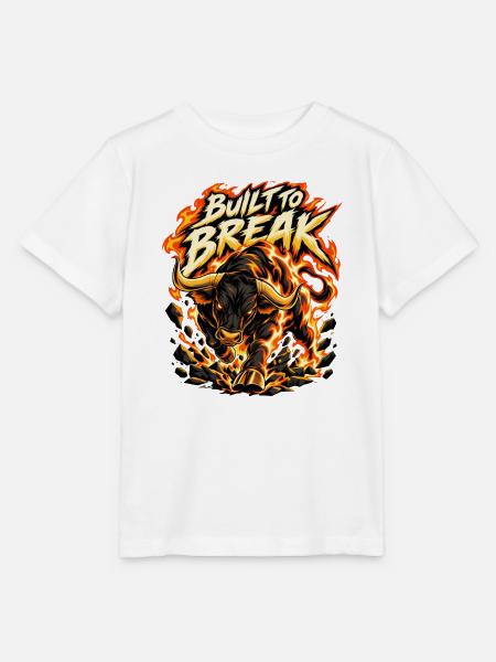 Feuerbulle: BuiltBreak - Stanley/Stella Kinder T-Shirt MINI CREATOR - Weiß