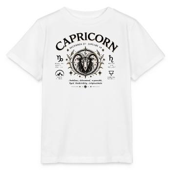 Steinbock-Sternzeichen Hexen-Himmlisches Horoskop - Stanley/Stella Kinder T-Shirt MINI CREATOR  - Weiß - Vorne - Maike (125cm)