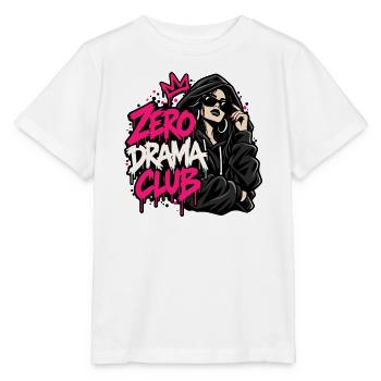 Zero Drama Club – Girl Power Streetwear - Stanley/Stella Kinder T-Shirt MINI CREATOR  - Weiß - Vorne - Maike (125cm)