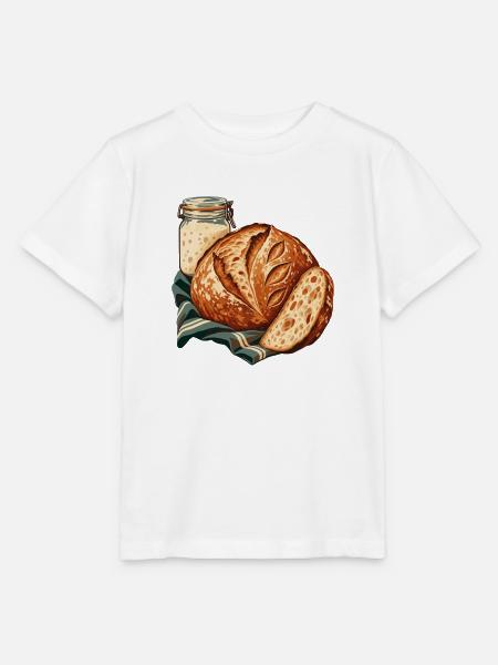 Sauerteiglaib und Starterglas - Stanley/Stella Kinder T-Shirt MINI CREATOR - Weiß