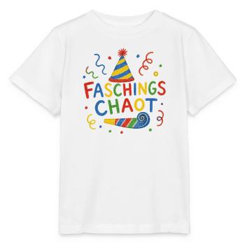 Faschings Chaot Karneval Kinder Party Spruch Shirt - Stanley/Stella Kinder T-Shirt MINI CREATOR  - Weiß - Vorne - Maike (125cm)