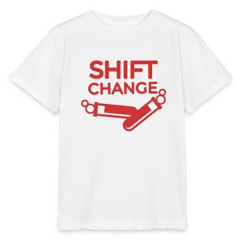Shift Change - Stanley/Stella Kinder T-Shirt MINI CREATOR  - Weiß - Vorne - Maike (125cm)