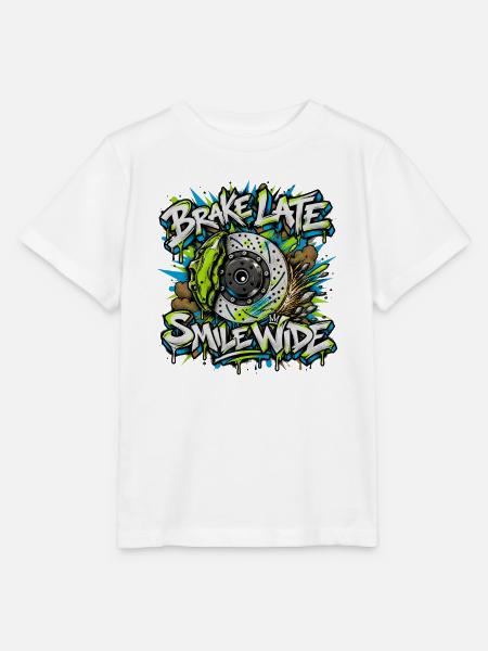 Bremse Zu Spät Graffiti Disk - Stanley/Stella Kinder T-Shirt MINI CREATOR - Weiß