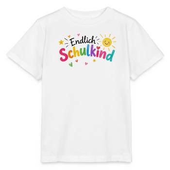 Endlich Schulkind - Erstklässler - Einschulung - Stanley/Stella Kinder T-Shirt MINI CREATOR  - Weiß - Vorne - Maike (125cm)