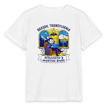 Mountains Brasov Transylvania Introverted And - Stanley/Stella Kinder T-Shirt MINI CREATOR  - Weiß - Vorne - Maike (125cm)