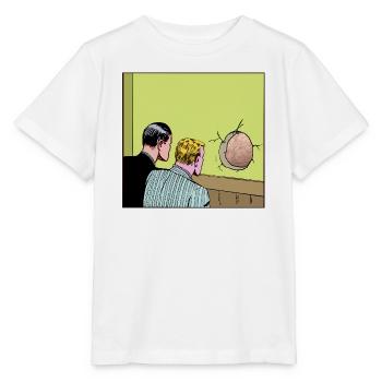 Loch in der Wand - Stanley/Stella Kinder T-Shirt MINI CREATOR  - Weiß - Vorne - Maike (125cm)