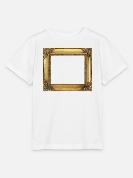 Goldener Bilderrahmen - Stanley/Stella Kinder T-Shirt MINI CREATOR  - Weiß