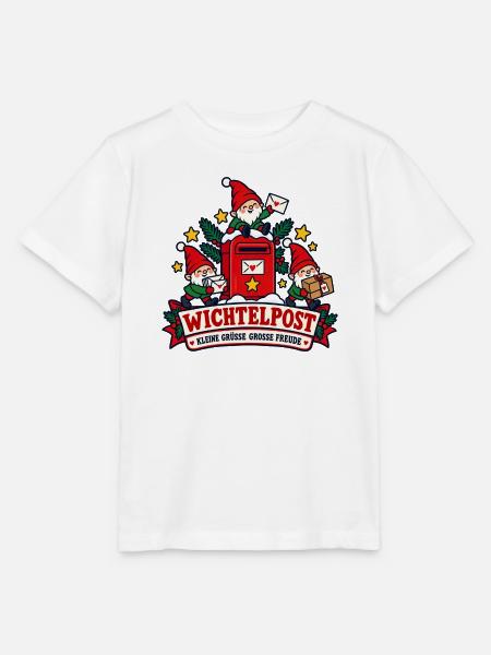 Wichtelpost – Kleine Grüße große Freude - Stanley/Stella Kinder T-Shirt MINI CREATOR - Weiß