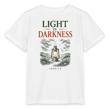 Licht in der Dunkelheit - Stanley/Stella Kinder T-Shirt MINI CREATOR  - Weiß - Vorne - Maike (125cm)