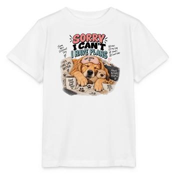 Entschuldigung, ich habe Pläne - Stanley/Stella Kinder T-Shirt MINI CREATOR  - Weiß - Vorne - Maike (125cm)