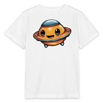 Kawaii UFO  - Stanley/Stella Kinder T-Shirt MINI CREATOR  - Weiß - Vorne - Maike (125cm)