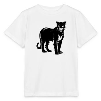 cougar - Stanley/Stella Kinder T-Shirt MINI CREATOR  - Weiß - Vorne - Maike (125cm)