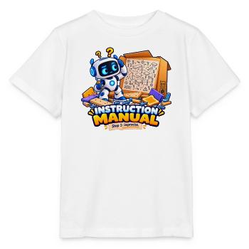 Bedienungsanleitung - Stanley/Stella Kinder T-Shirt MINI CREATOR  - Weiß - Vorne - Maike (125cm)