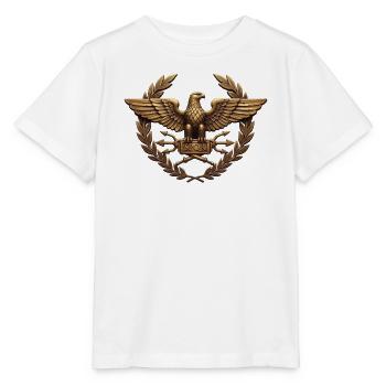 Römischer Adler mit SPQR - Stanley/Stella Kinder T-Shirt MINI CREATOR  - Weiß - Vorne - Maike (125cm)