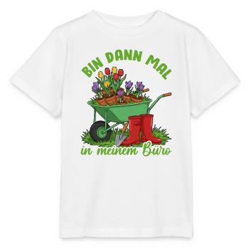 Garten Blumen Frühling Büro Lustiger Spruch - Stanley/Stella Kinder T-Shirt MINI CREATOR  - Weiß - Vorne - Maike (125cm)