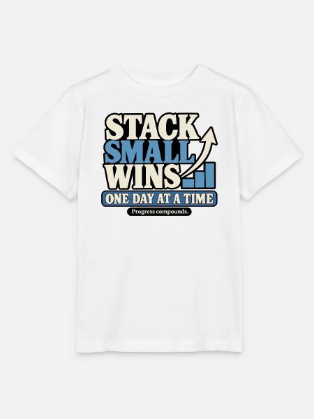 Kleine Siege im Stapel - Stanley/Stella Kinder T-Shirt MINI CREATOR - Weiß