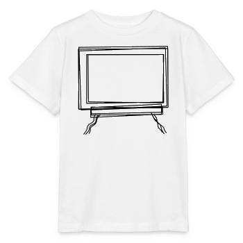 Tafel handgezeichnet - Stanley/Stella Kinder T-Shirt MINI CREATOR  - Weiß - Vorne - Maike (125cm)