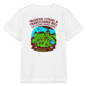 The Medieval Citadel And Transylvania Ball - Stanley/Stella Kinder T-Shirt MINI CREATOR  - Weiß - Vorne - Maike (125cm)