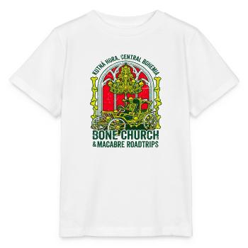 Kutna Hora Bone Church Macabre Roadtrips - Stanley/Stella Kinder T-Shirt MINI CREATOR  - Weiß - Vorne - Maike (125cm)