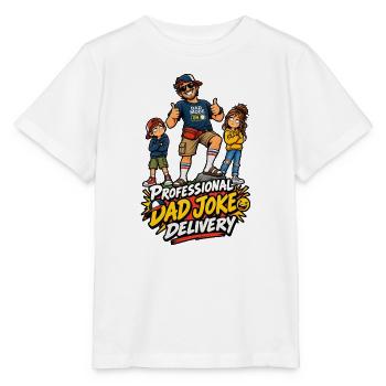 Professioneller Dad-Witzlieferant - Stanley/Stella Kinder T-Shirt MINI CREATOR  - Weiß - Vorne - Maike (125cm)