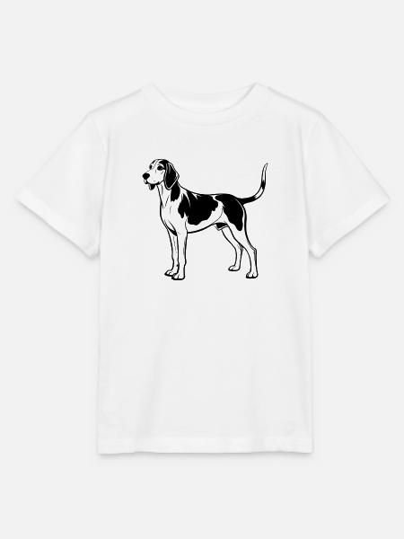Baumläufer-Coonhound - Stanley/Stella Kinder T-Shirt MINI CREATOR  - Weiß