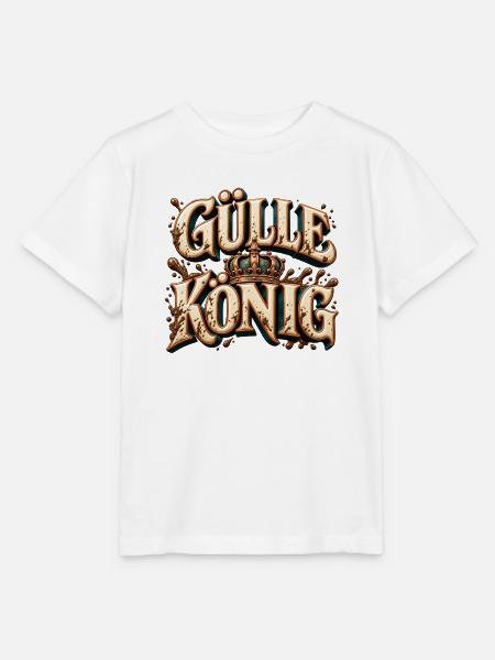 Gülle König – Schlamm Krone - Stanley/Stella Kinder T-Shirt MINI CREATOR - Weiß