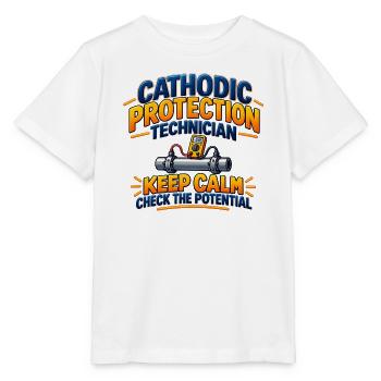 Kathodischer Schutztechniker – Überprüfen Sie die Potenti - Stanley/Stella Kinder T-Shirt MINI CREATOR  - Weiß - Vorne - Maike (125cm)