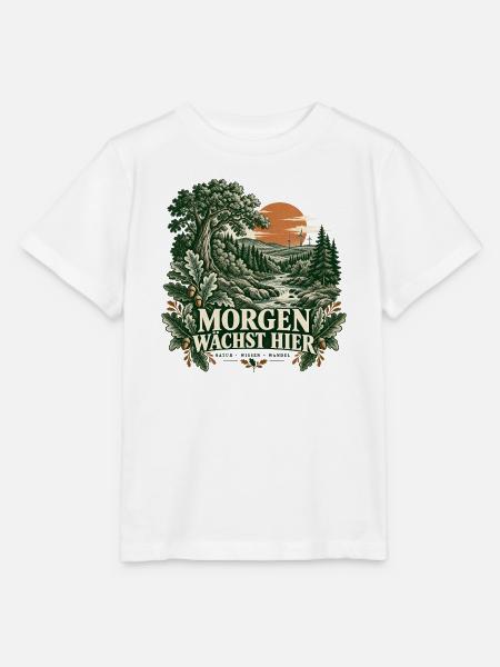 Morgen wächst hier – Waldlandschaft - Stanley/Stella Kinder T-Shirt MINI CREATOR - Weiß