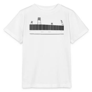 Bremen Stadion (dark) - Stanley/Stella Kinder T-Shirt MINI CREATOR  - Weiß - Vorne - Maike (125cm)