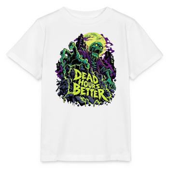 Totstunden Besser Neon Zombie - Stanley/Stella Kinder T-Shirt MINI CREATOR  - Weiß - Vorne - Maike (125cm)