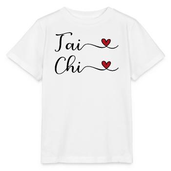 Tai Chi Herz - Stanley/Stella Kinder T-Shirt MINI CREATOR  - Weiß - Vorne - Maike (125cm)