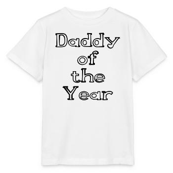 Daddy of the Year handgezeichnet - Stanley/Stella Kinder T-Shirt MINI CREATOR  - Weiß - Vorne - Maike (125cm)