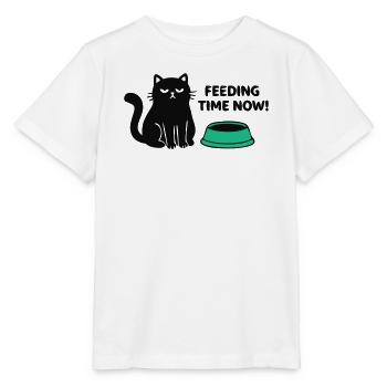 Boese Katze Schriftzug - Stanley/Stella Kinder T-Shirt MINI CREATOR  - Weiß - Vorne - Maike (125cm)
