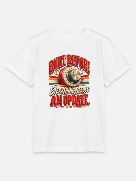 Gebaut, bevor alles überarbeitet werden musste – Retro H - Stanley/Stella Kinder T-Shirt MINI CREATOR - Weiß